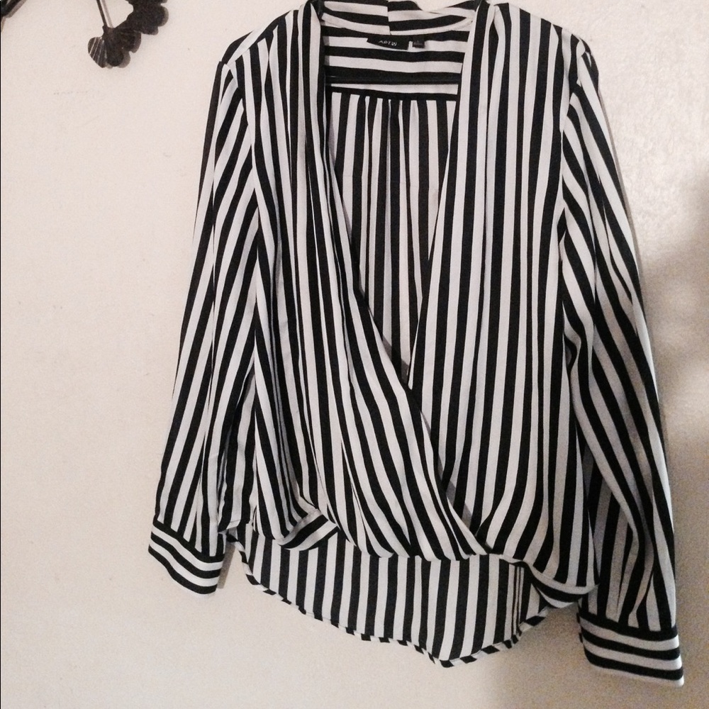 Striped Long Sleeve Top